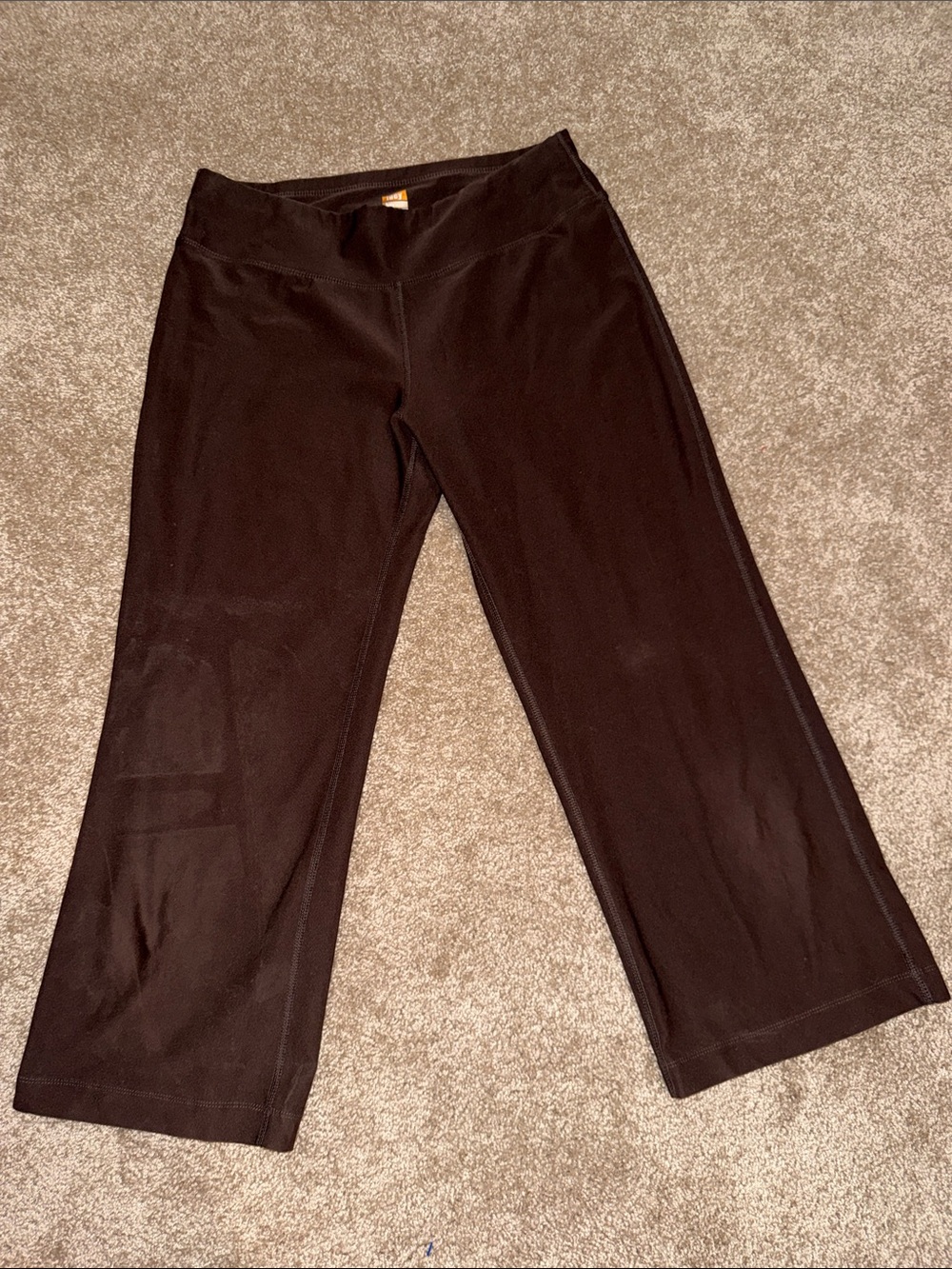 Lucy Chocolate Brown Wide-Leg Yoga Pants for Women - small